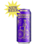 Purple beer can with skeleton design with the text ' Amsterdam Boneshaker Hazy Eclipse' and 'New Beer' text on a white background